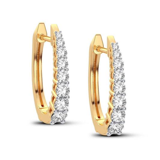 0.27 ct Diamond Earrings in 14K Gold