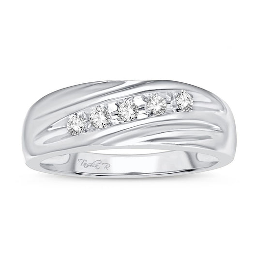 0.25 ct Men's Diamond Ring in 10K Gold