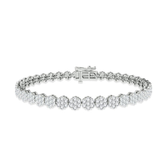 3.00 ct Diamond Bracelet in 14K Gold