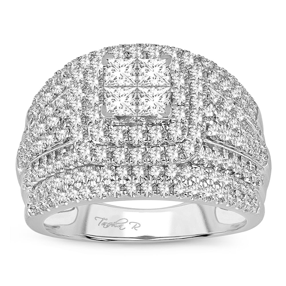 2.02 ct Diamond Bridal Ring in 14K Gold
