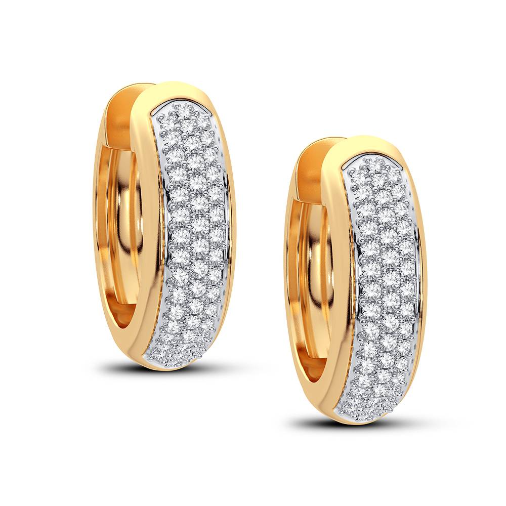 0.23 ct Diamond Earrings in 14K Gold
