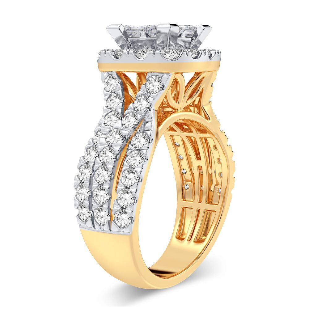 2.65 ct Diamond Ring in 14K Gold