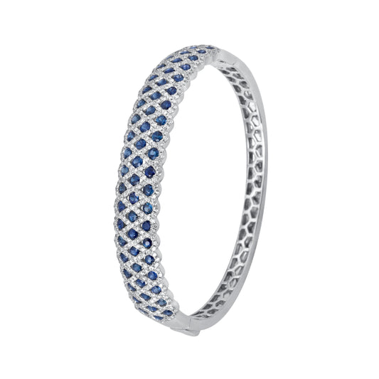 2.66 ct Diamond Bangle in 14K Gold