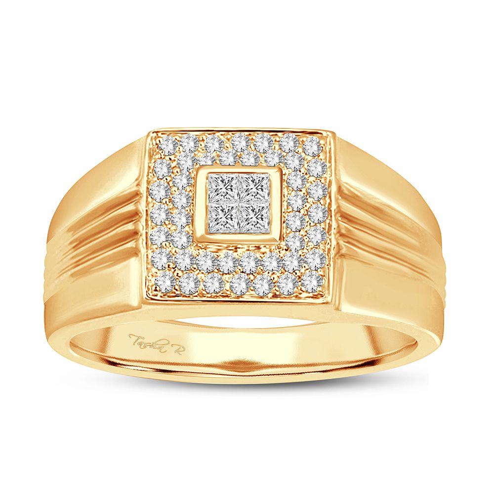 0.50 ct Men's Diamond Band in 14K Gold