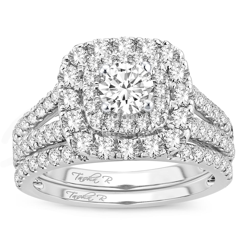 2.00 ct Diamond Bridal Ring in 14K Gold
