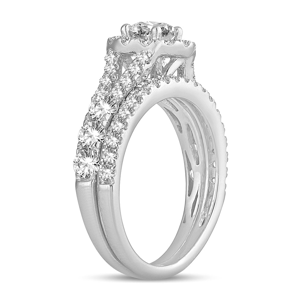 2.00 ct Diamond Bridal Ring in 14K Gold