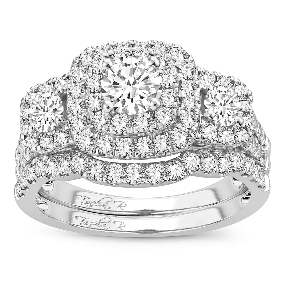 2.00 ct Diamond Bridal Ring in 14K Gold