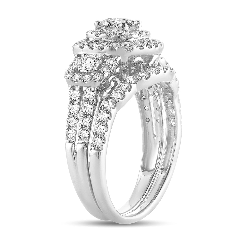 2.00 ct Diamond Bridal Ring in 14K Gold