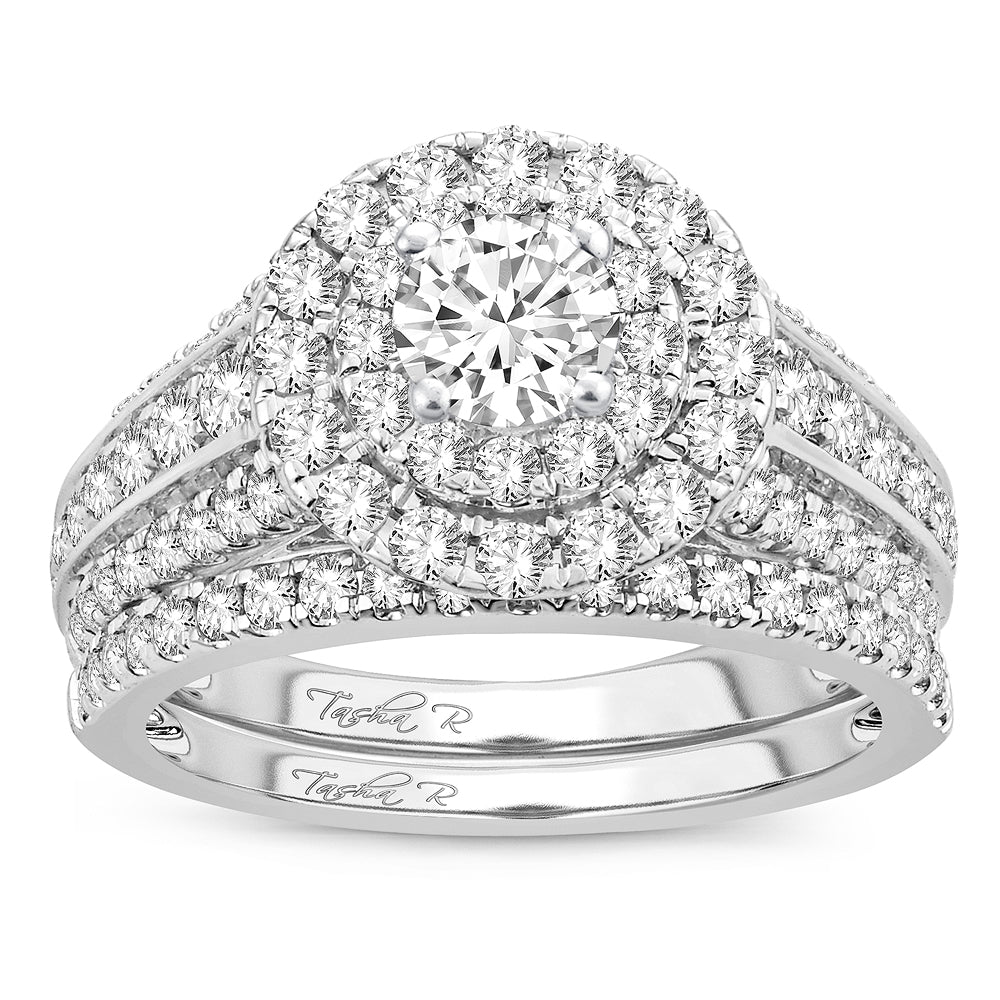 2.00 ct Diamond Bridal Ring in 14K Gold