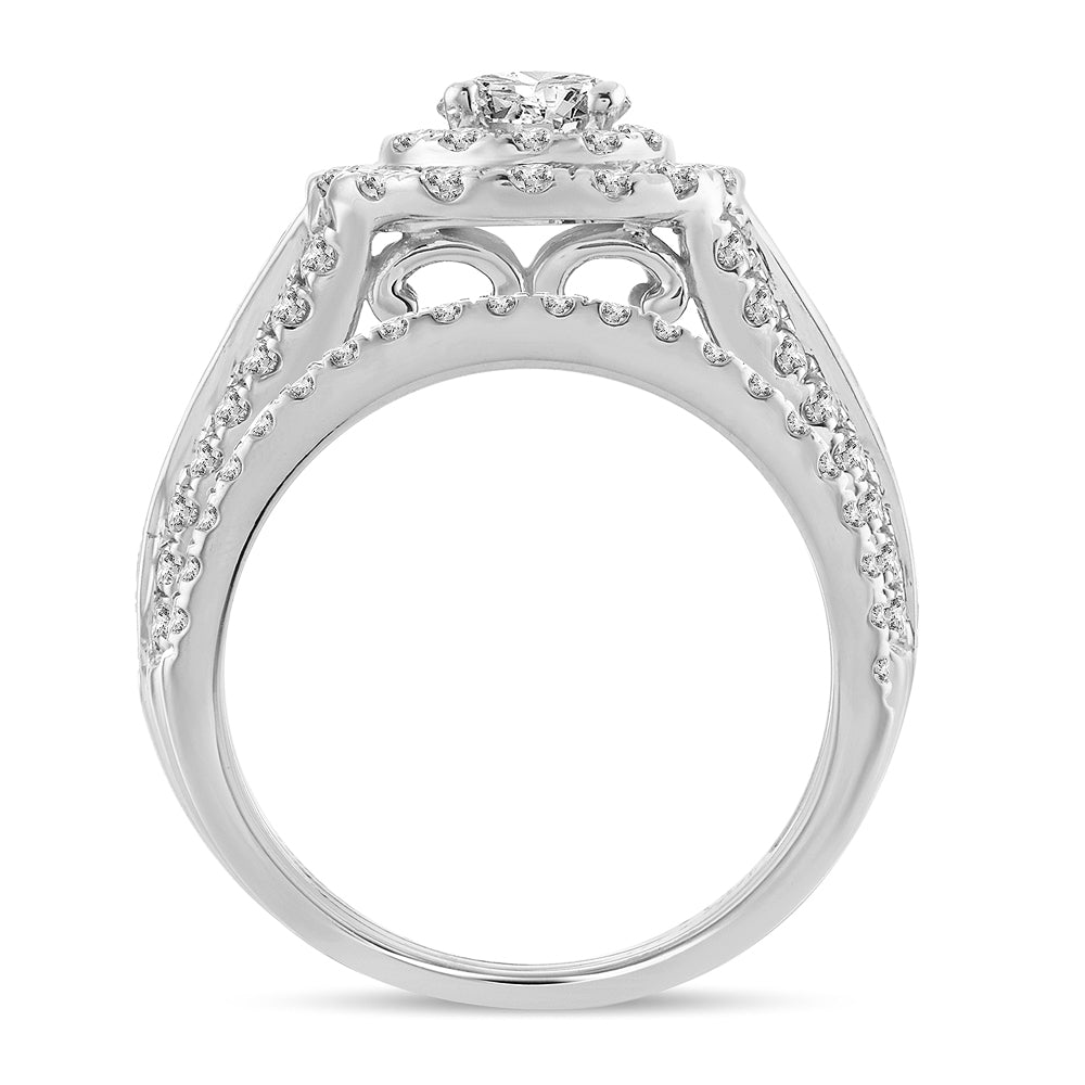 2.00 ct Diamond Bridal Ring in 14K Gold