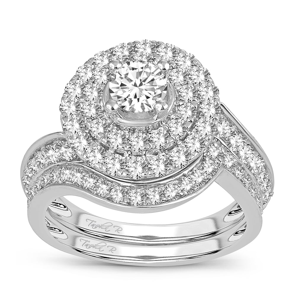 2.00 ct Diamond Bridal Ring in 14K Gold
