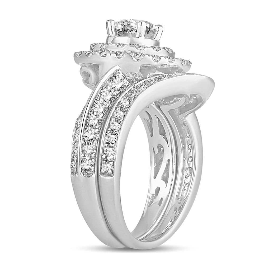 2.00 ct Diamond Bridal Ring in 14K Gold