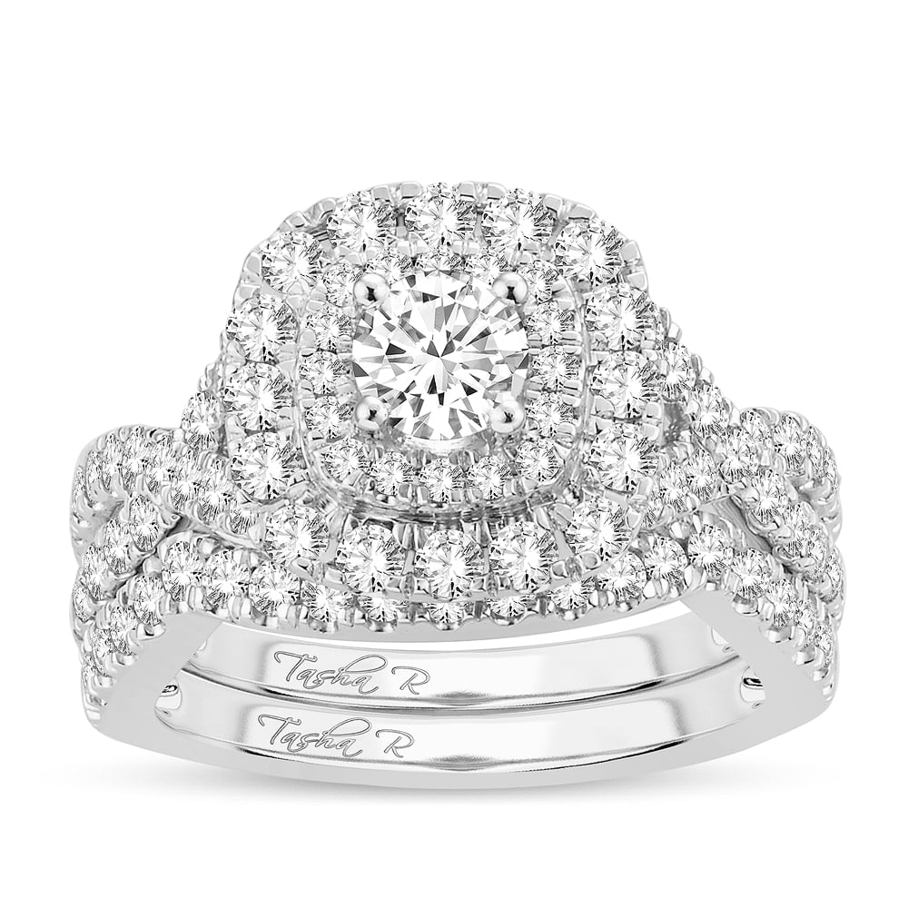 2.00 ct Diamond Bridal Ring in 14K Gold
