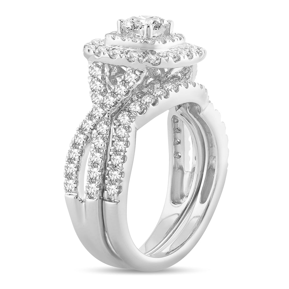 2.00 ct Diamond Bridal Ring in 14K Gold