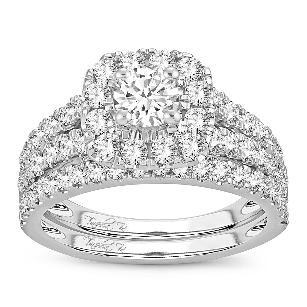 2.00 ct Diamond Bridal Ring in 14K Gold