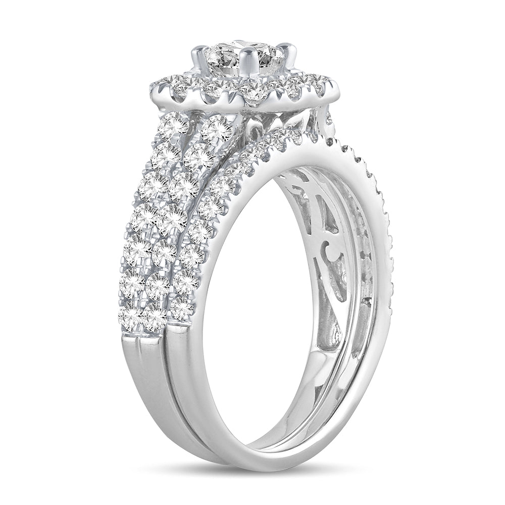 2.00 ct Diamond Bridal Ring in 14K Gold