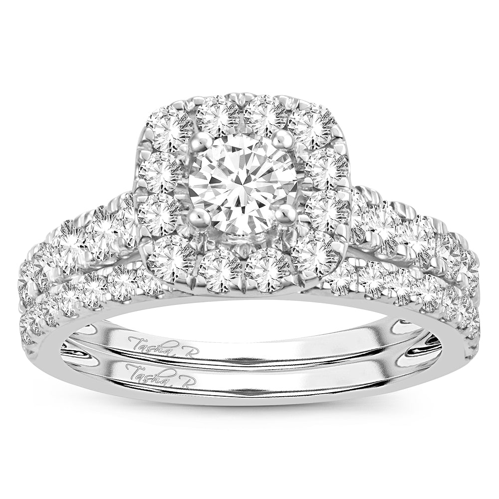 2.00 ct Diamond Bridal Ring in 14K Gold