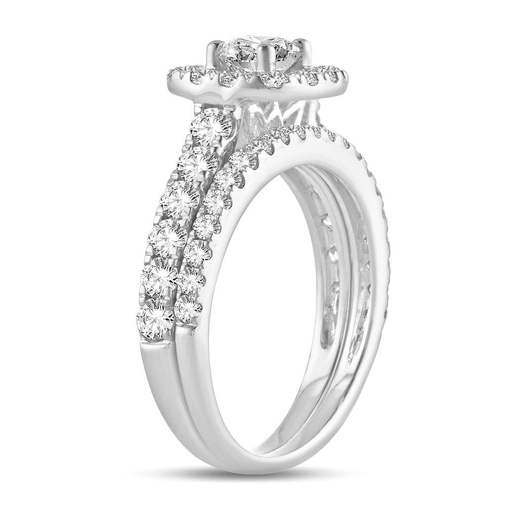 2.00 ct Diamond Bridal Ring in 14K Gold