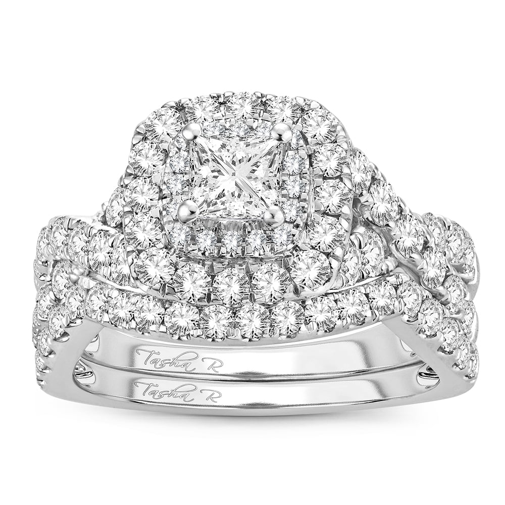 2.00 ct Diamond Bridal Ring in 14K Gold