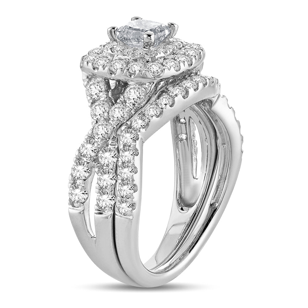 2.00 ct Diamond Bridal Ring in 14K Gold