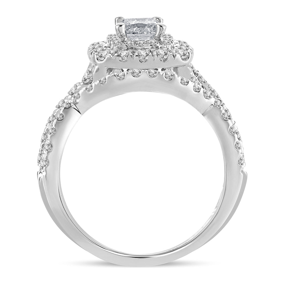 2.00 ct Diamond Bridal Ring in 14K Gold
