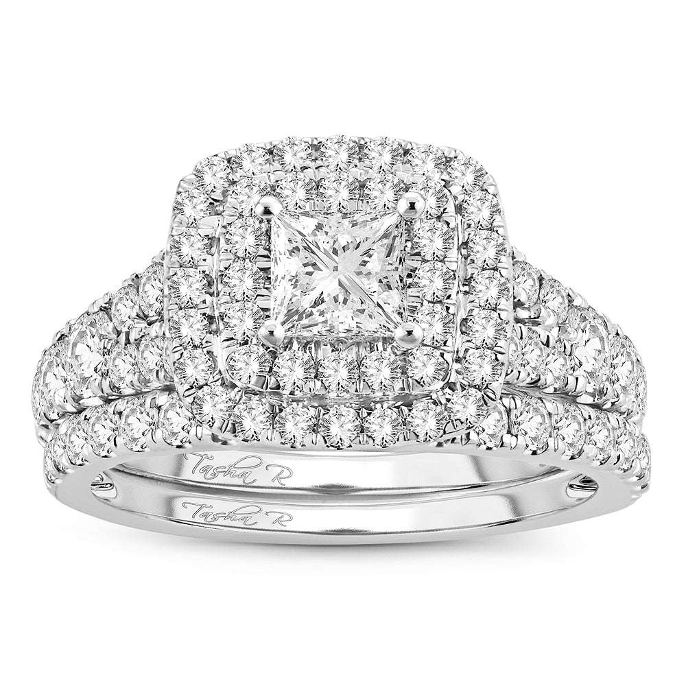 2.00 ct Diamond Bridal Ring in 14K Gold