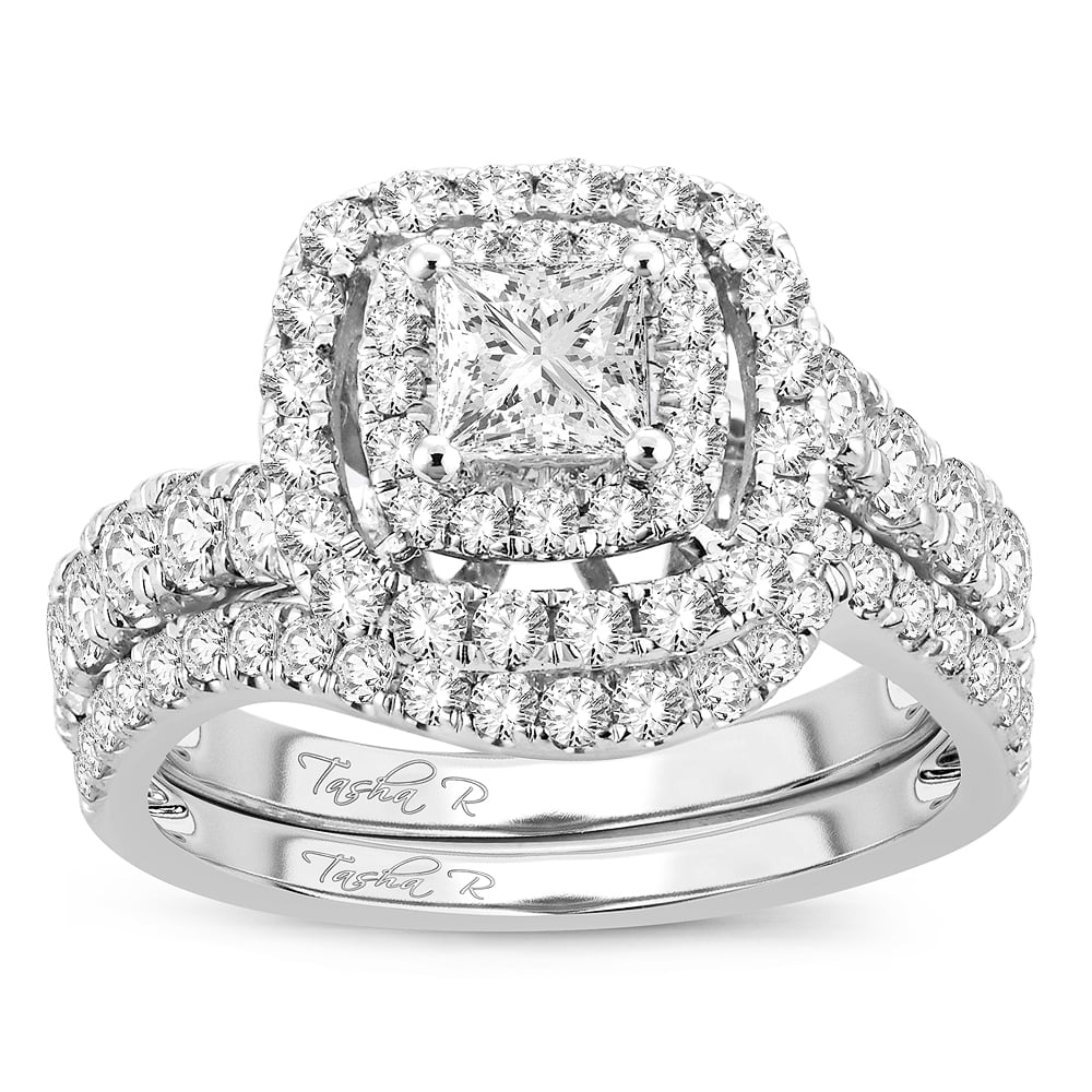2.00 ct Diamond Bridal Ring in 14K Gold