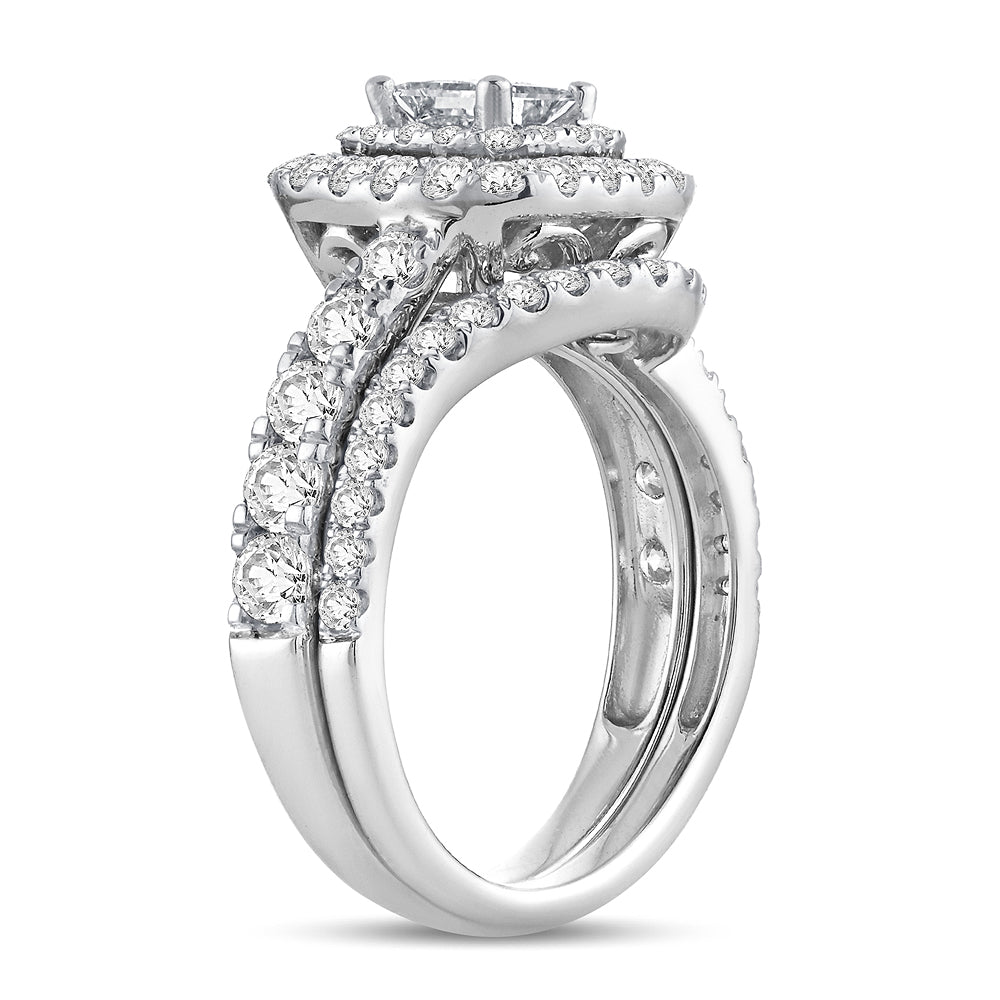 2.00 ct Diamond Bridal Ring in 14K Gold