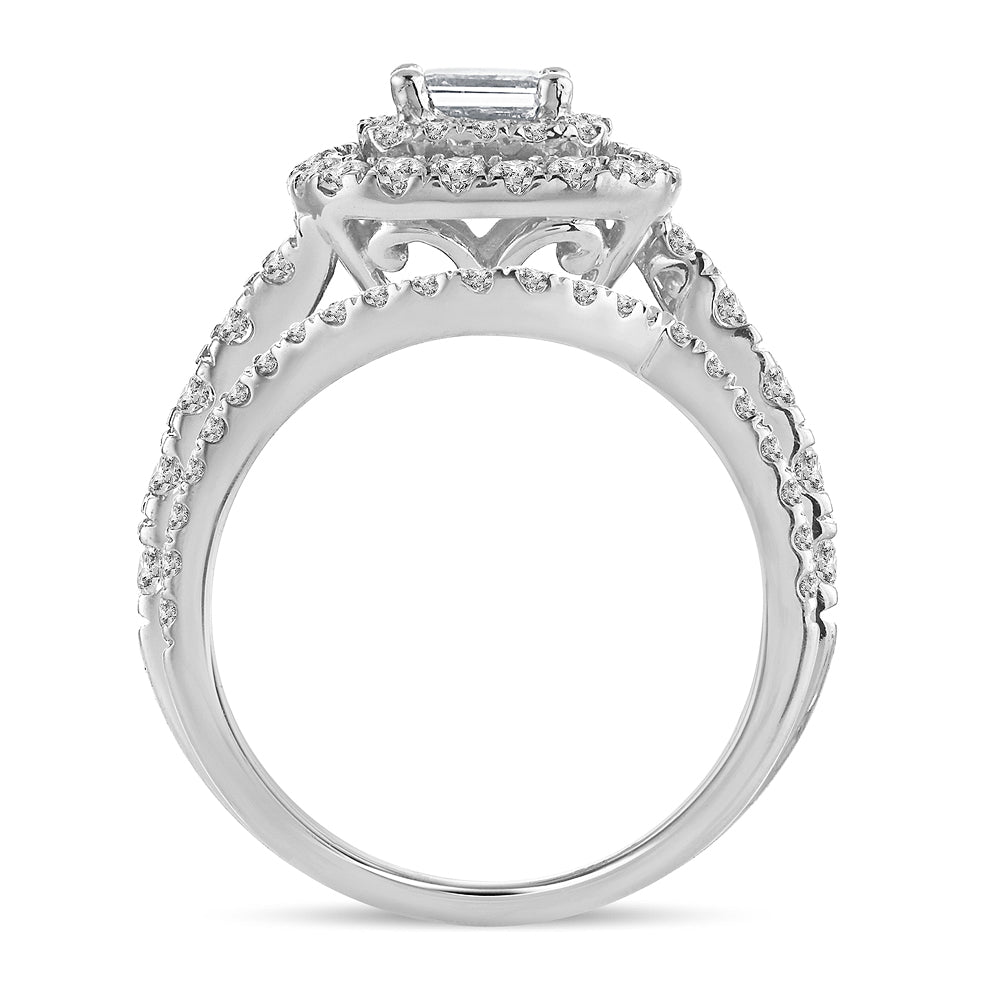 2.00 ct Diamond Bridal Ring in 14K Gold