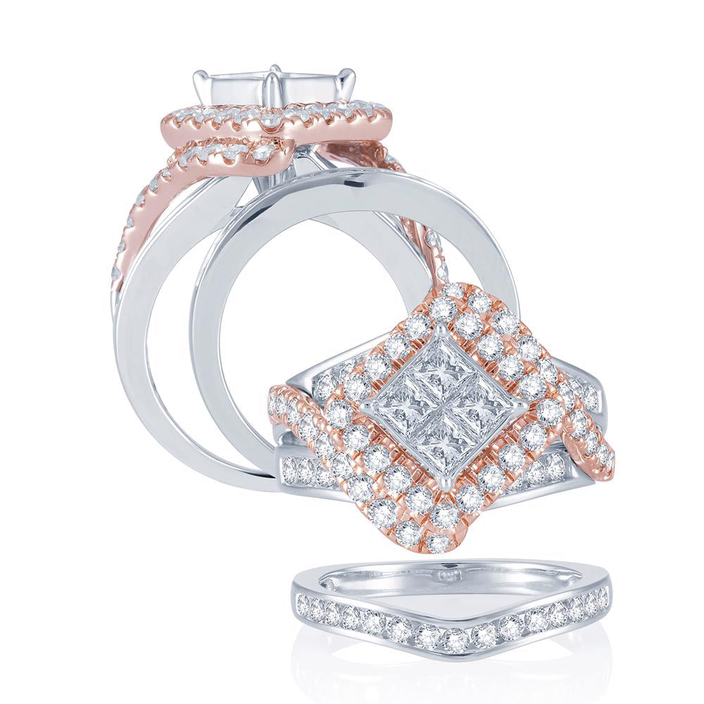 2.80 ct Diamond Ring in 14K Gold