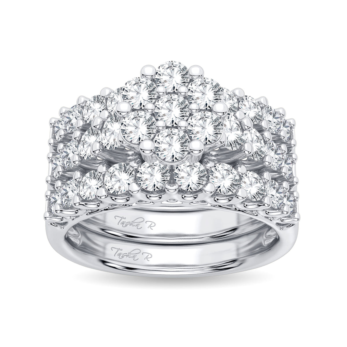 2.00 ct Diamond Bridal Ring in 14K Gold