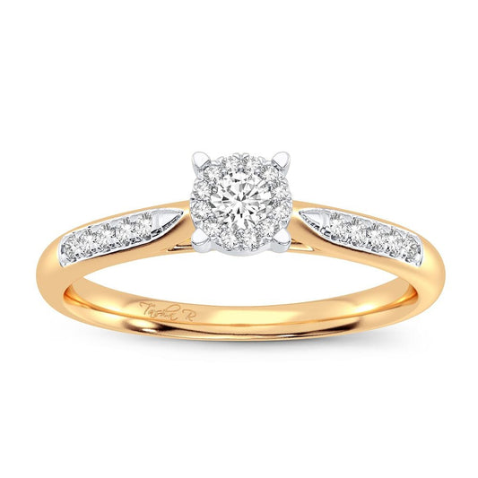 0.15 ct Diamond Ring in 14K Gold