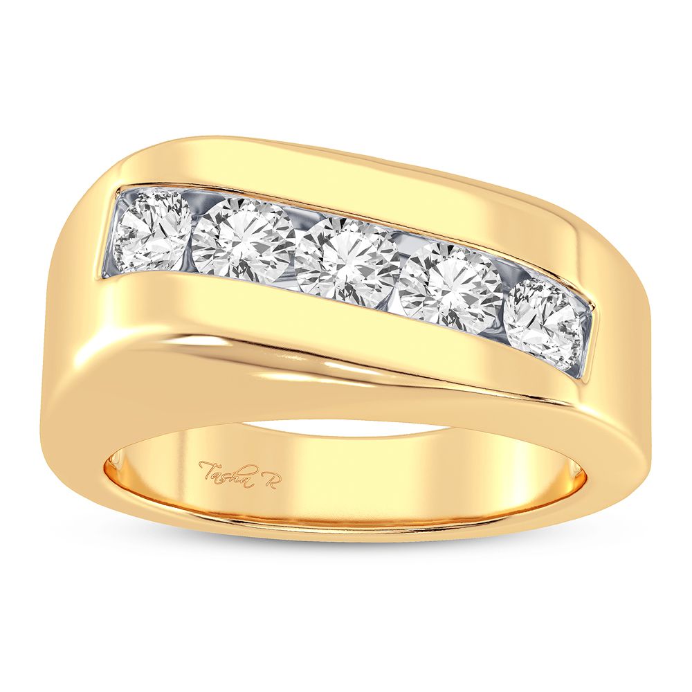 1.01 ct Men's Diamond Ring in 14K Gold