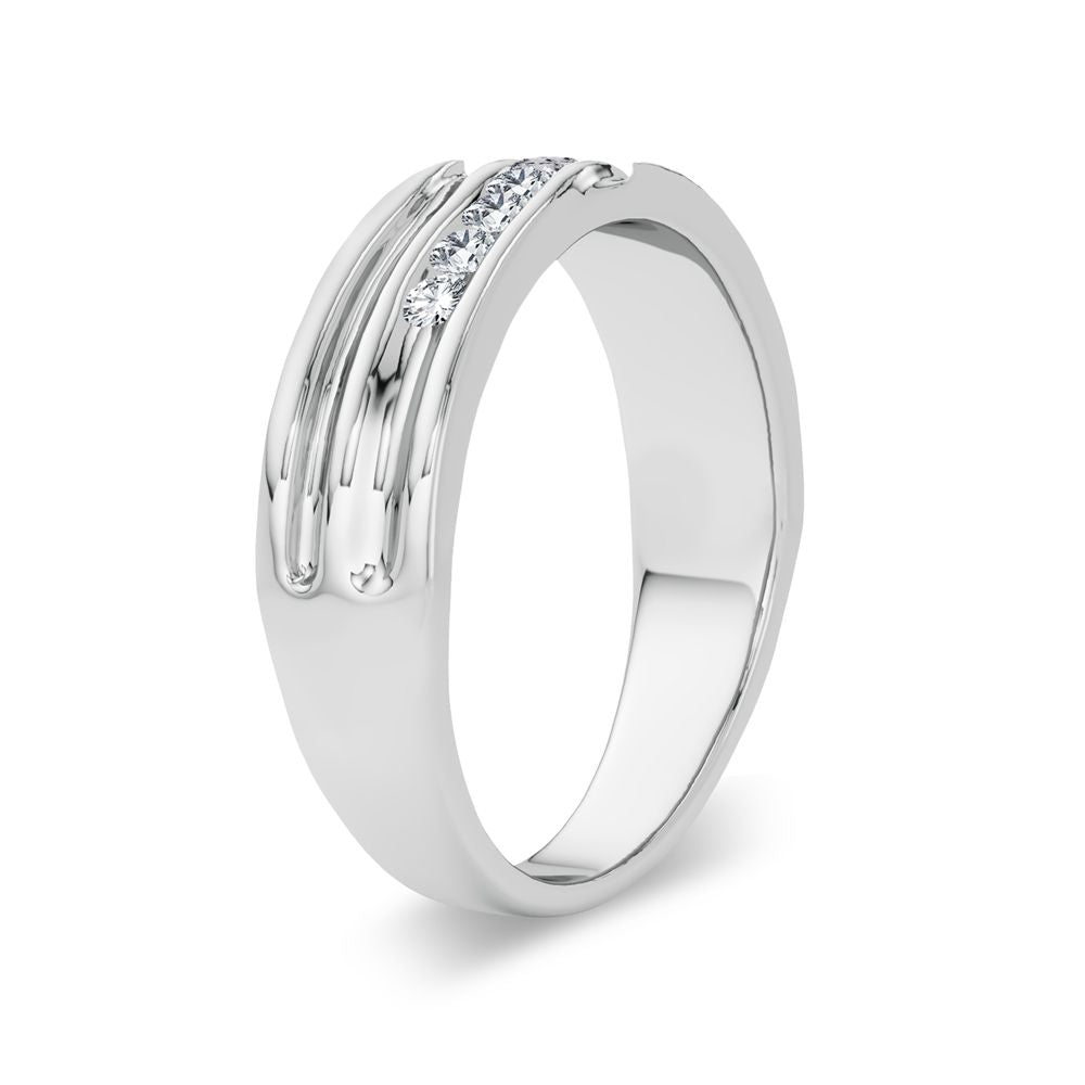 0.25 ct Men's Diamond Band in 14K Gold