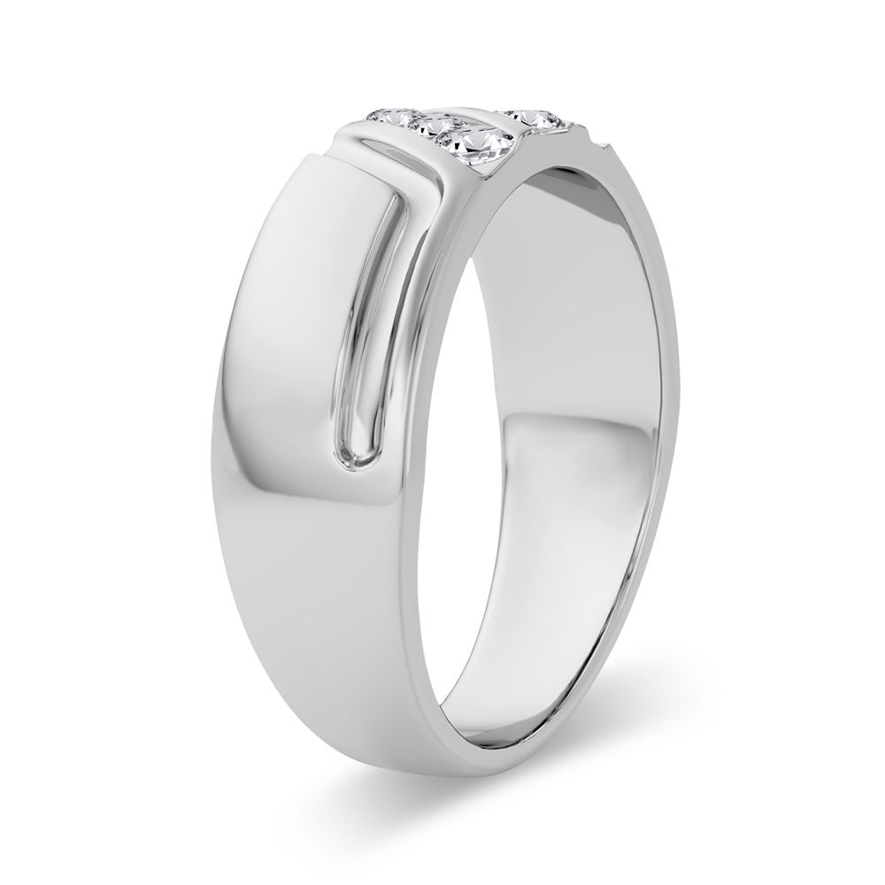 0.25 ct Men's Diamond Band in 14K Gold