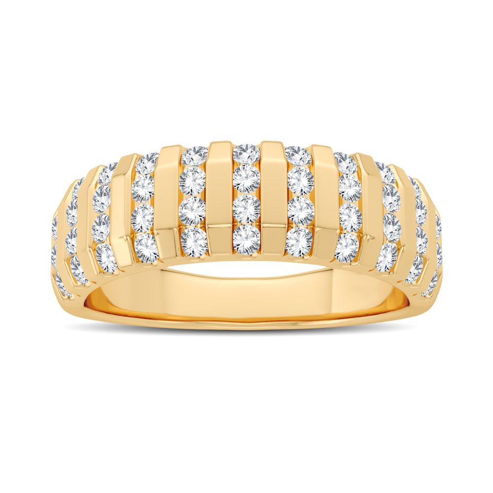 0.75 ct Men's Diamond Band in 14K Gold