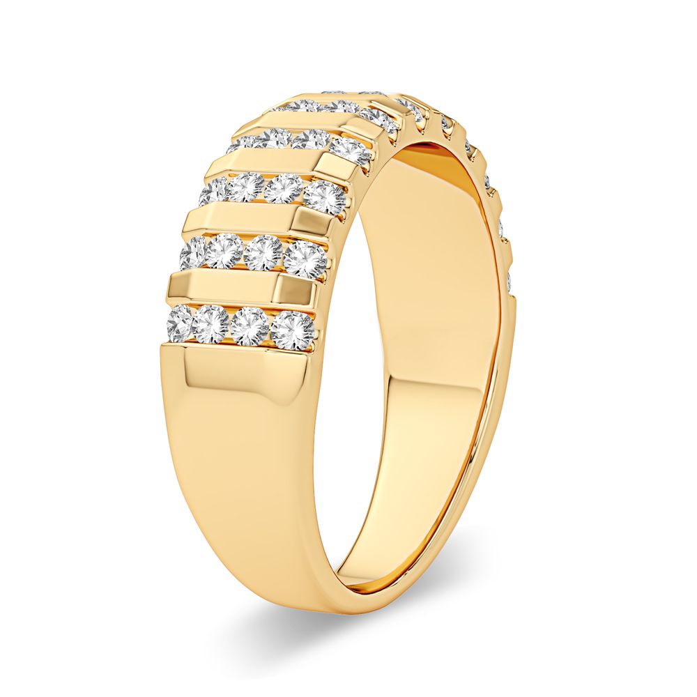 0.75 ct Men's Diamond Band in 14K Gold