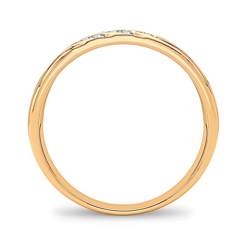 0.25 ct Men's Diamond Band in 14K Gold