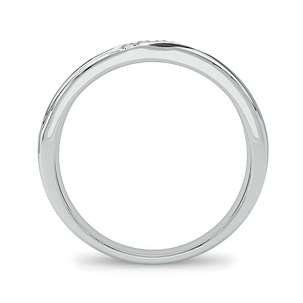 0.10 ct Men's Diamond Band in 14K Gold