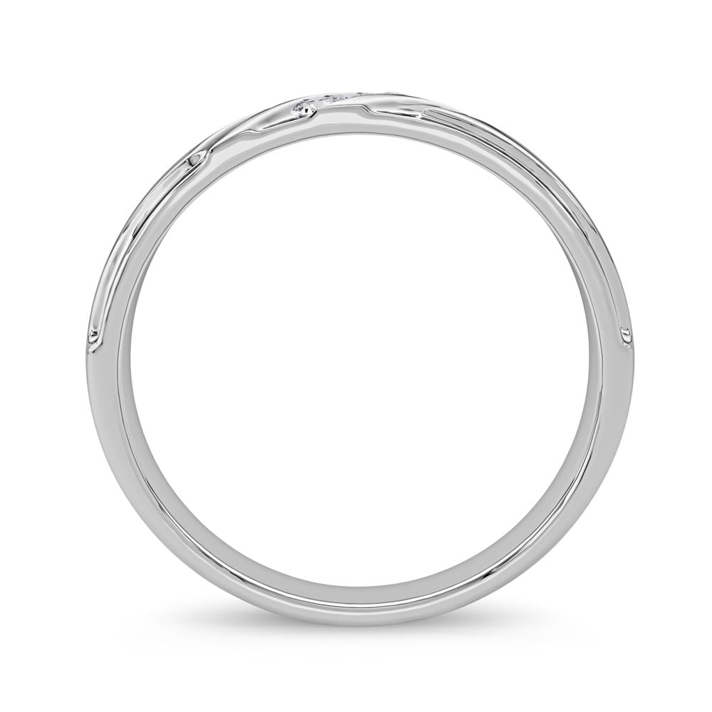 0.10 ct Men's Diamond Band in 14K Gold