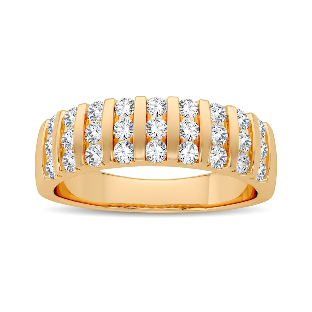0.75 ct Men's Diamond Band in 14K Gold