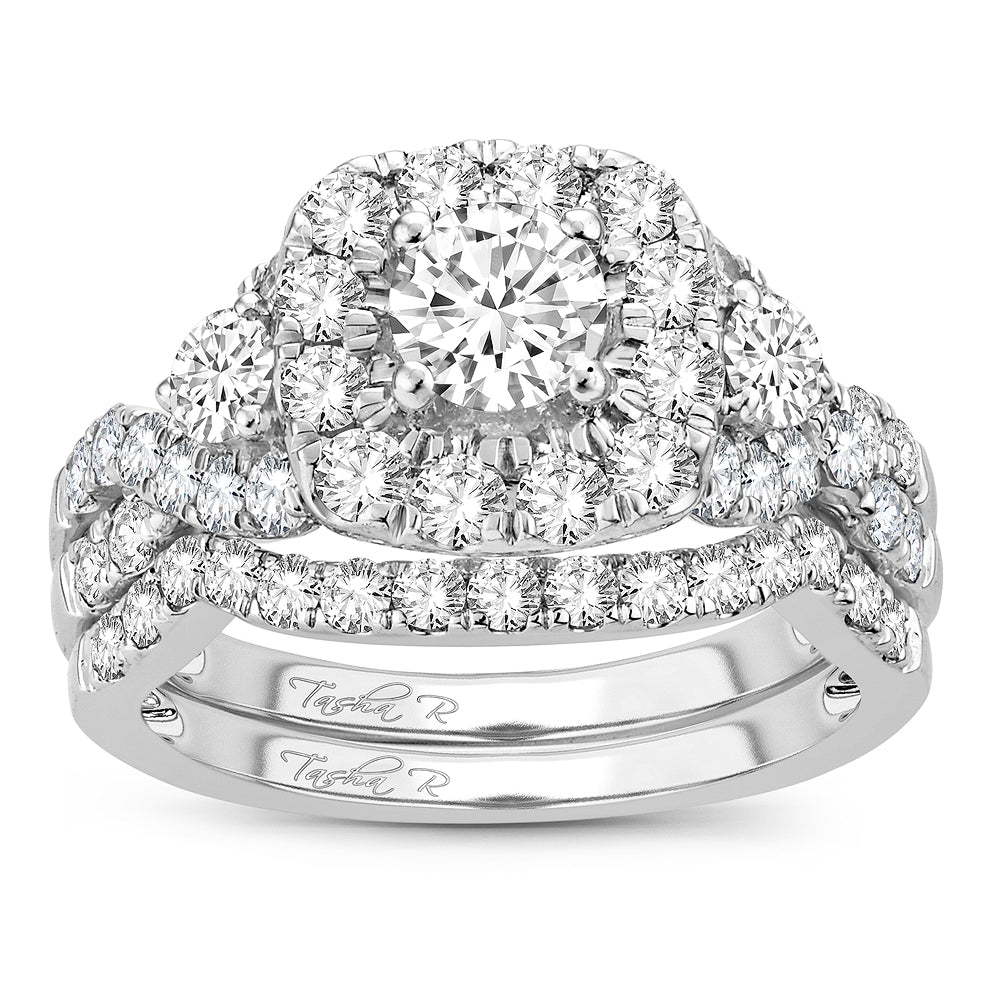 2.00 ct Diamond Bridal Ring in 14K Gold