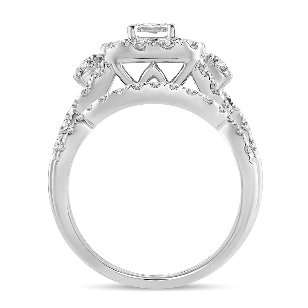2.00 ct Diamond Bridal Ring in 14K Gold