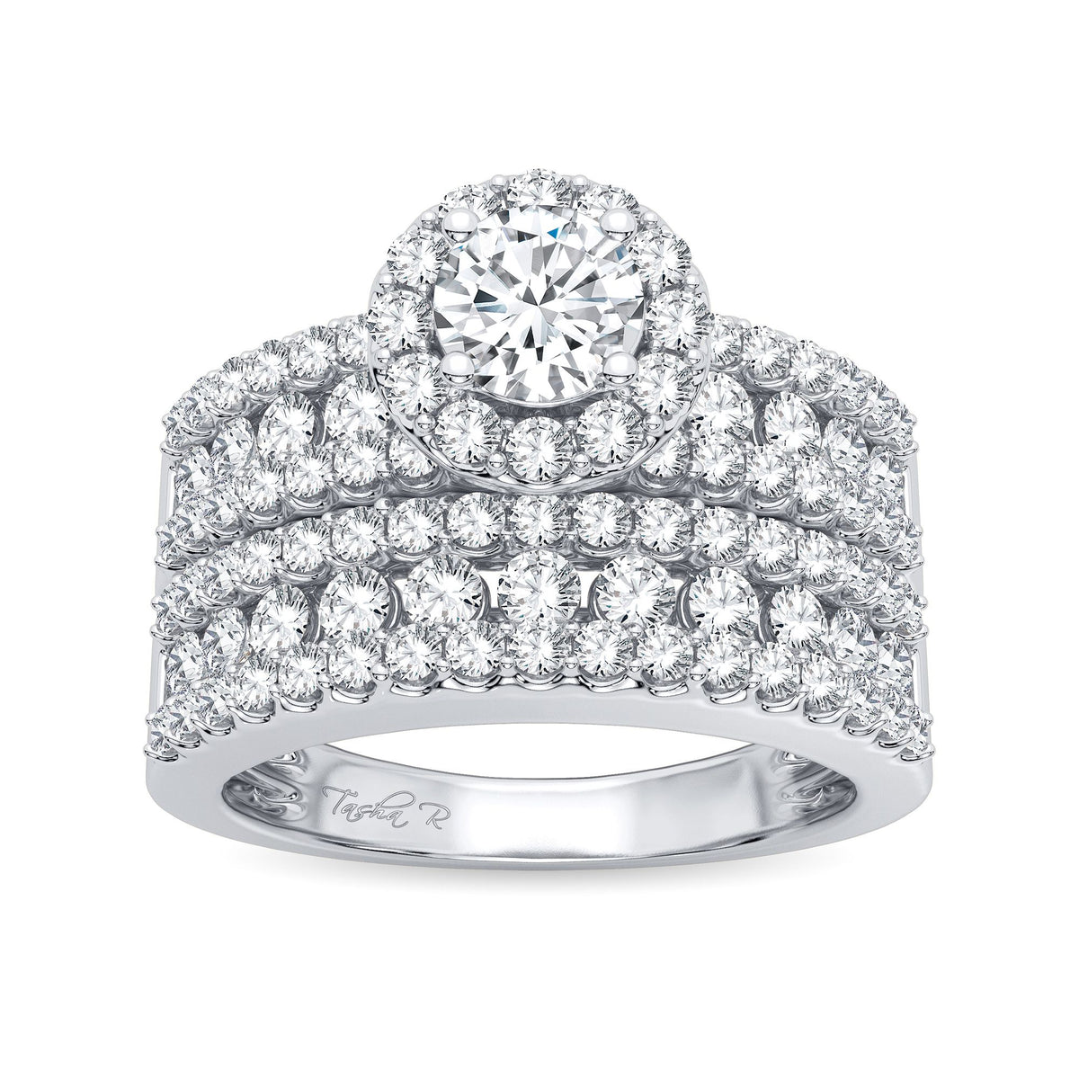 2.00 ct Diamond Bridal Ring in 14K Gold