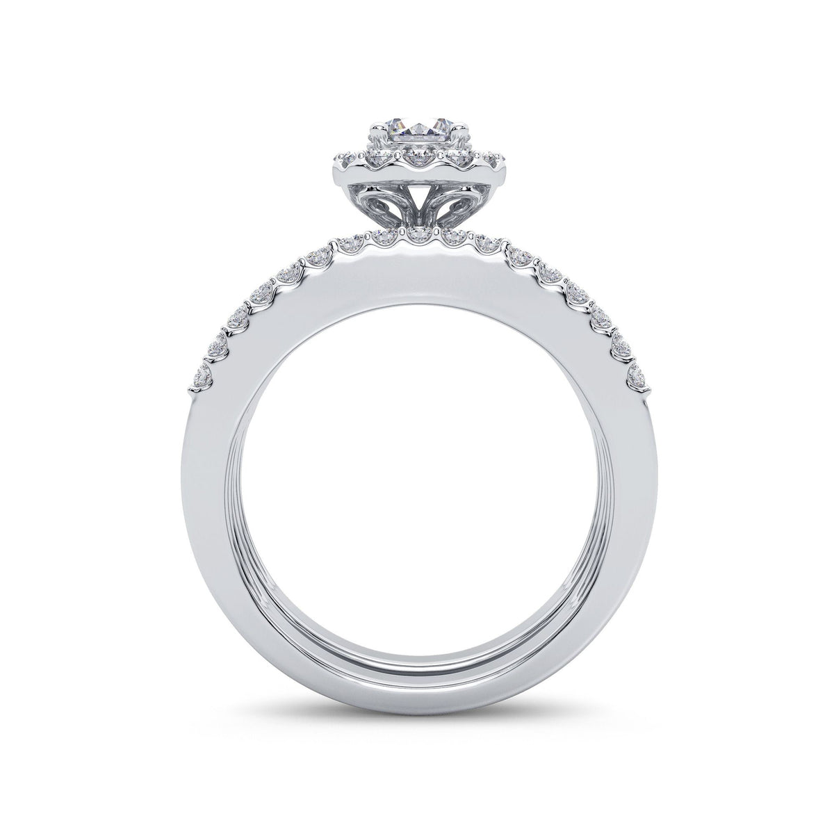 2.00 ct Diamond Bridal Ring in 14K Gold