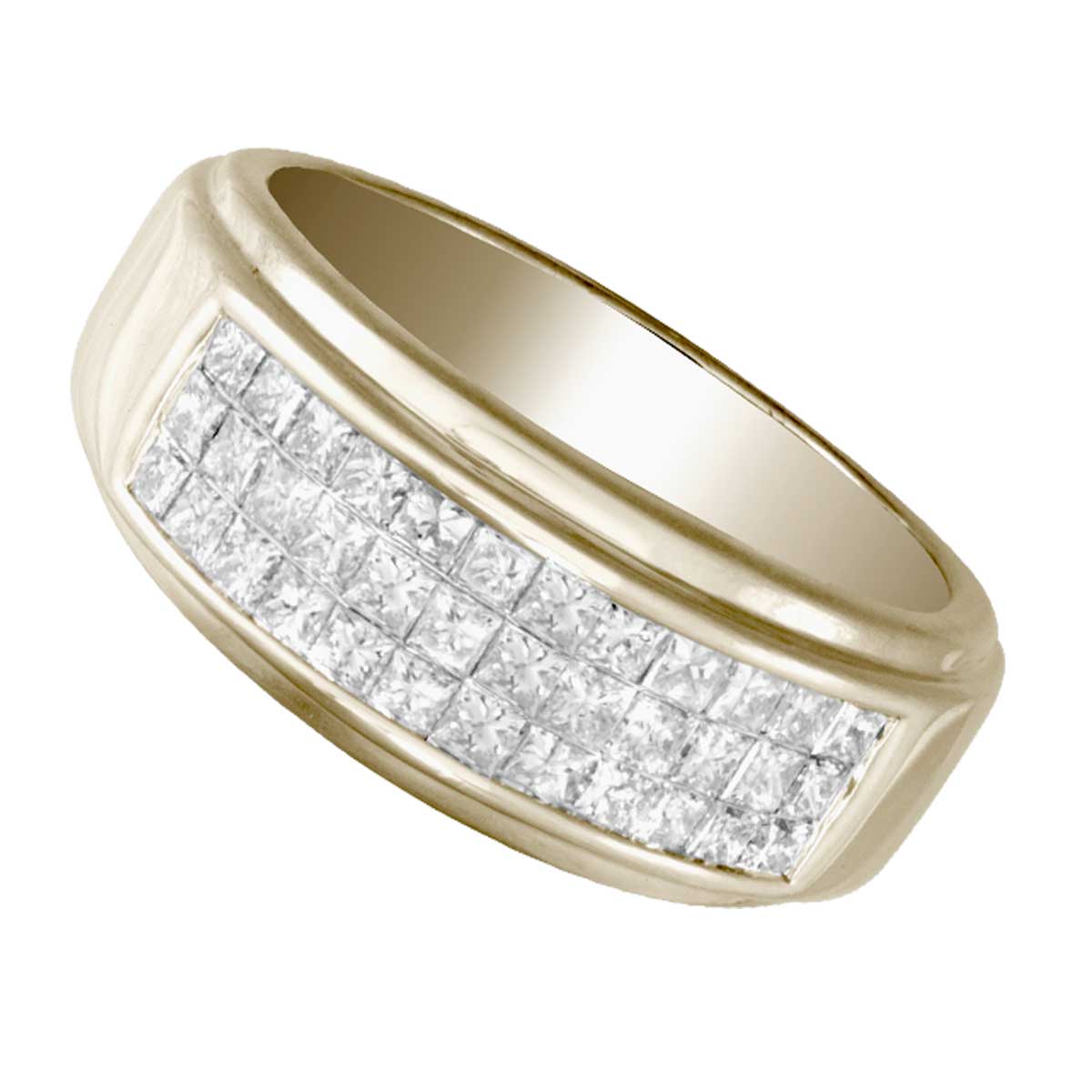1.50 ct Men's Diamond Band in 14K Gold