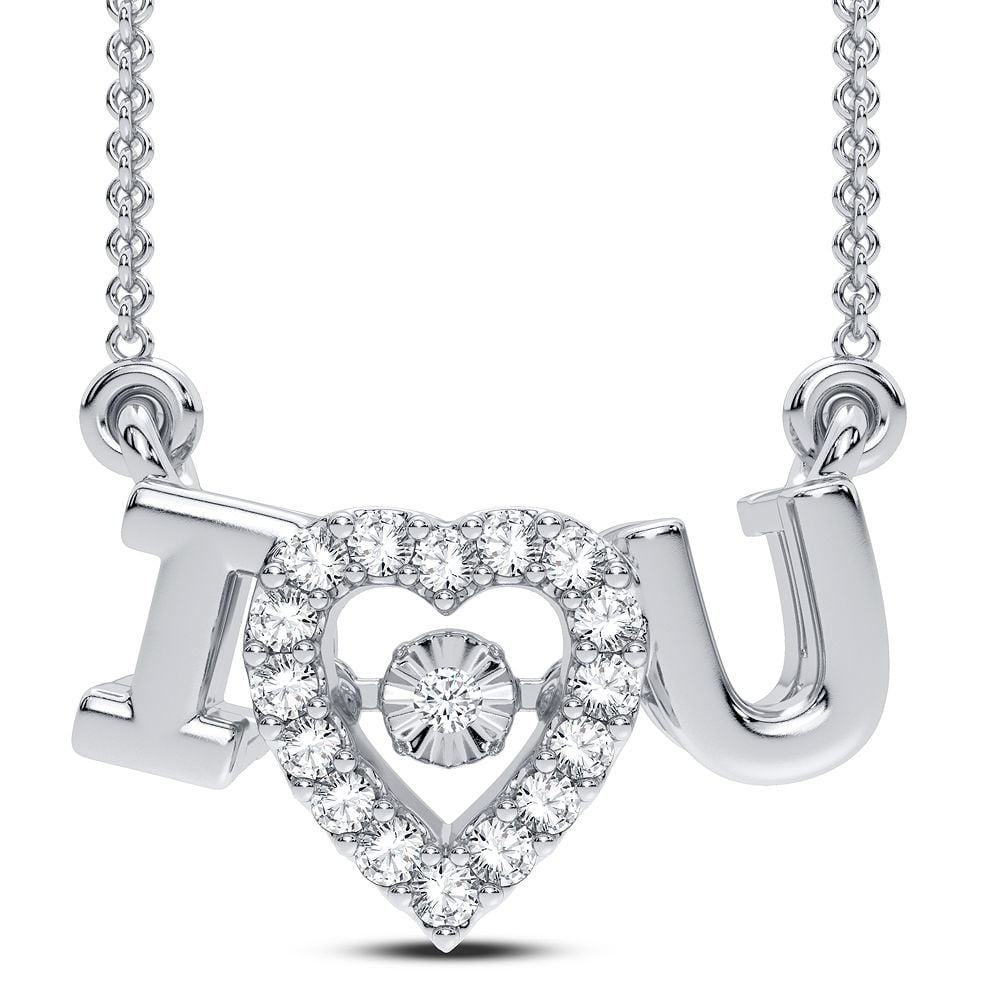 0.10 ct Diamond Necklace in 14K Gold