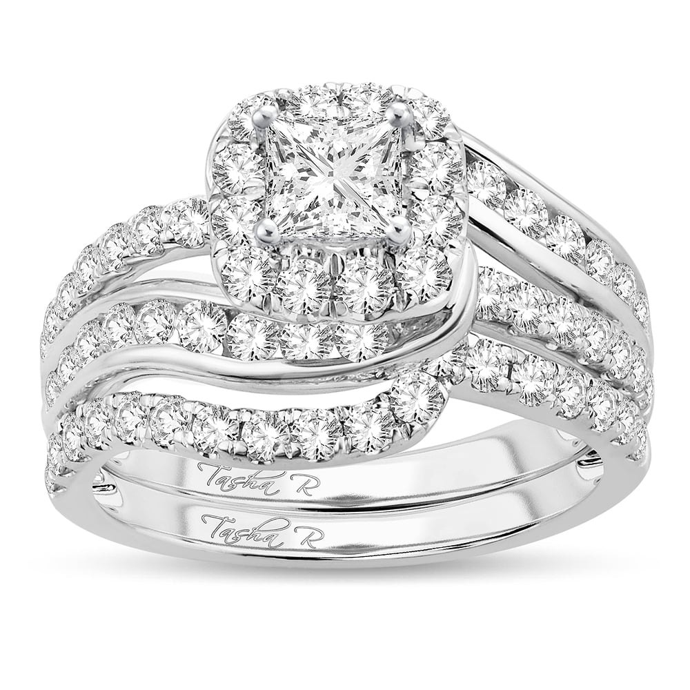 2.00 ct Diamond Bridal Ring in 14K Gold