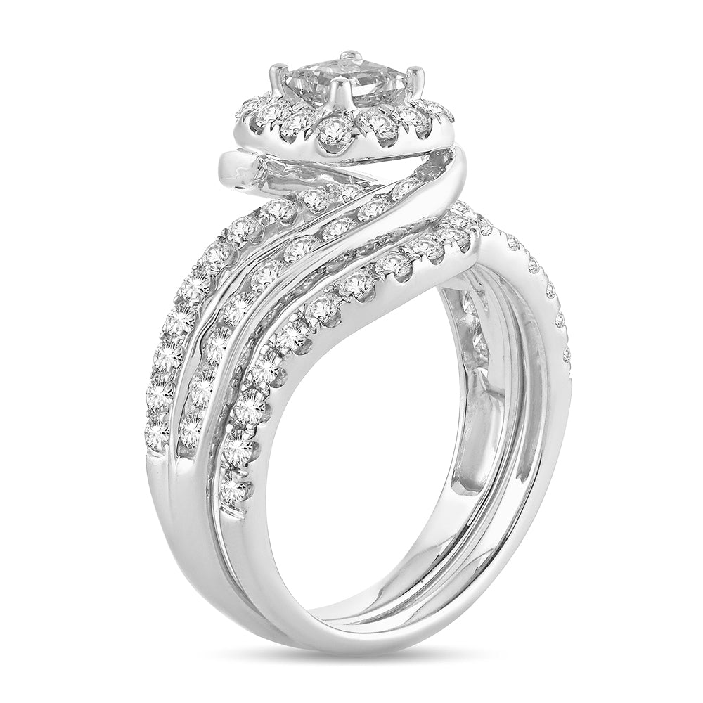 2.00 ct Diamond Bridal Ring in 14K Gold