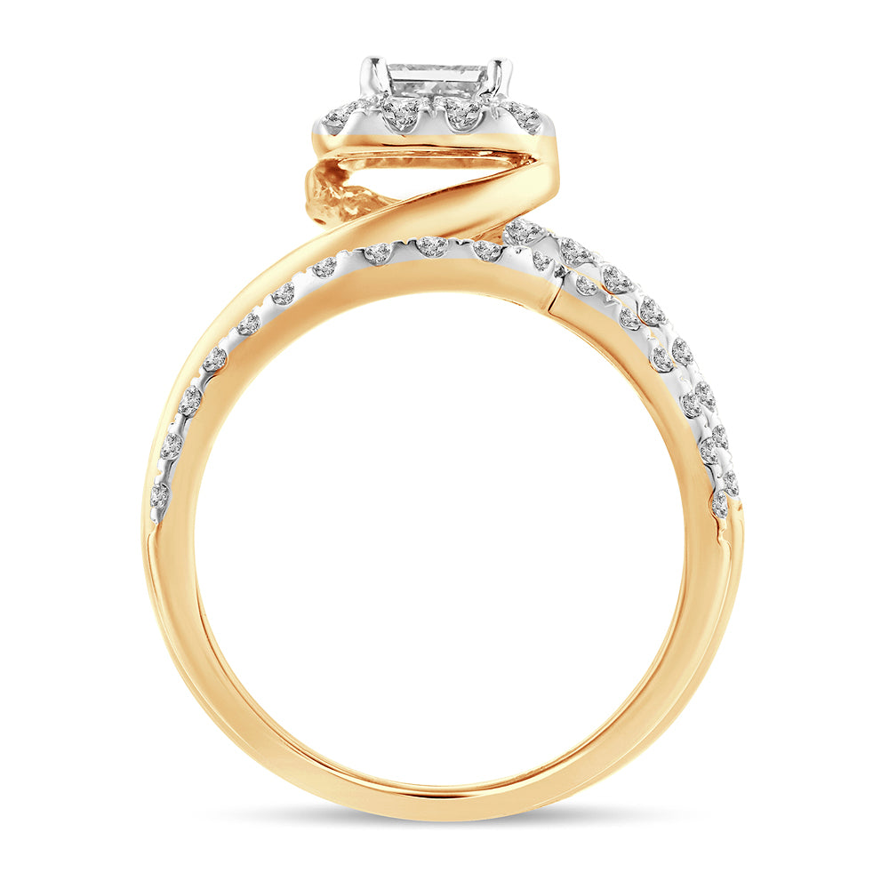 2.00 ct Diamond Bridal Ring in 14K Gold